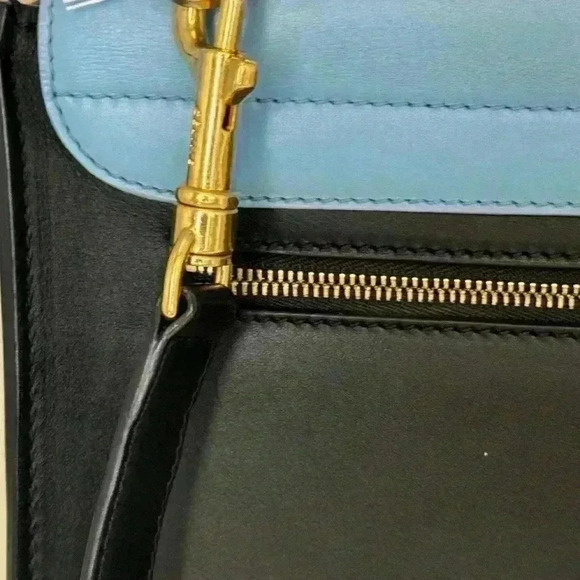 Celine Colorblock Leather Top Handle Bag Authentic - Picture 9 of 15